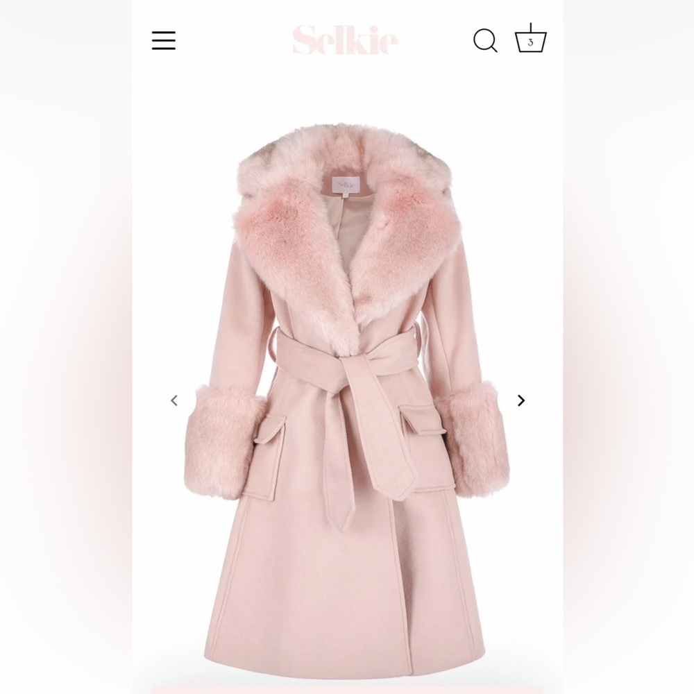 SOLD Selkie Groupie Pink Fur Coat